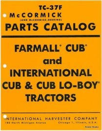 Shop IH Cub Tractor Parts Catalogs Now